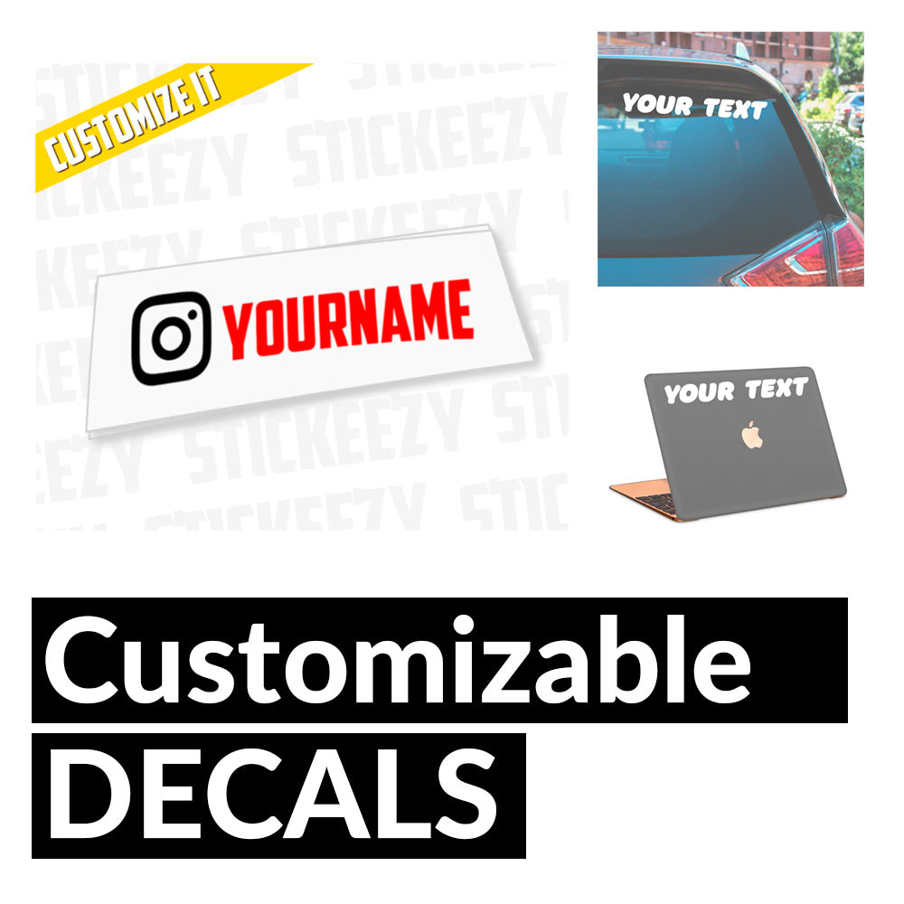 Customizable decals
