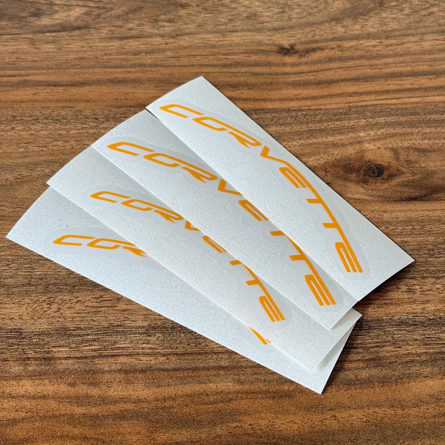 Chevrolet Corvette Brake Caliper Decals Stickers Rounded Curved