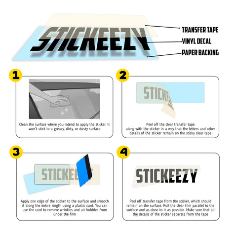How to apply vinyl decals stickers brake calipers