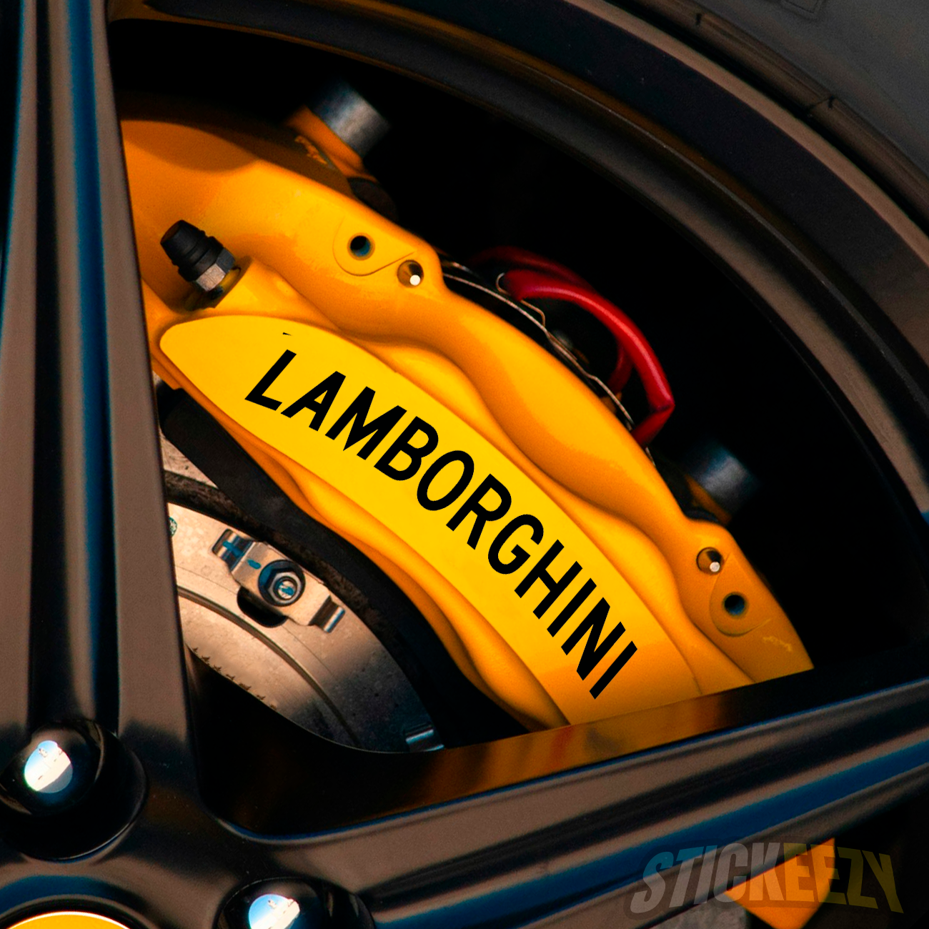 Lamborghini brake caliper decals stickers