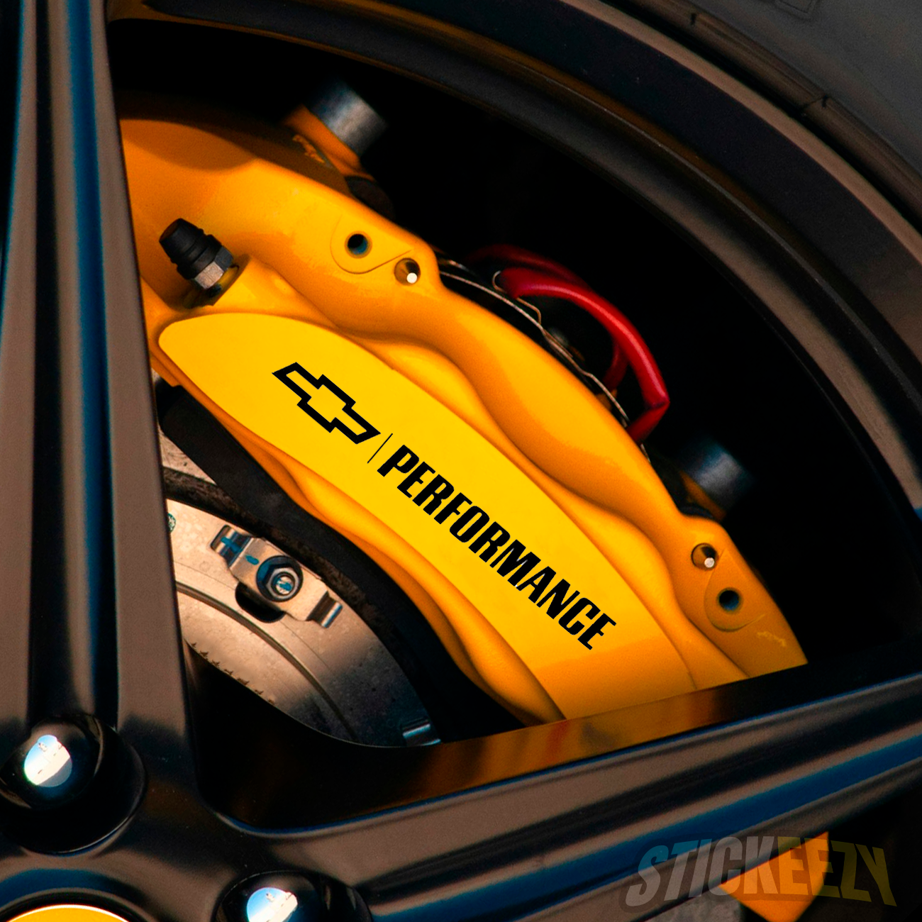 Camaro Brake Caliper Decal Stickers - High-Temp Vinyl - 6 Glossy Colors Available - Oracal