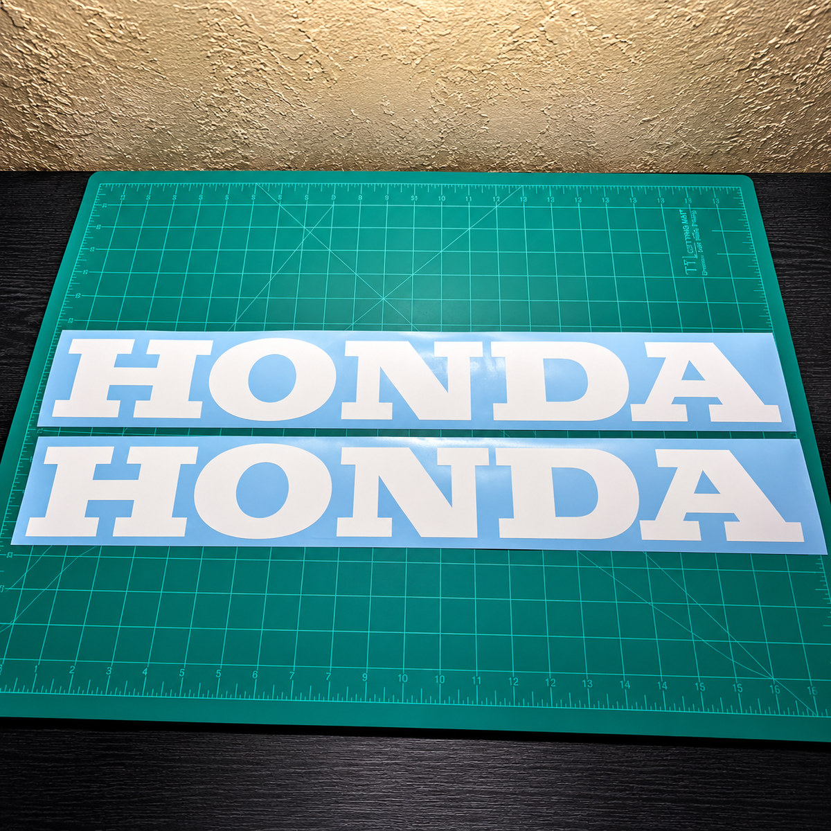 Honda 25" White Vinyl Decal | Large Die-Cut Sticker – Clearance