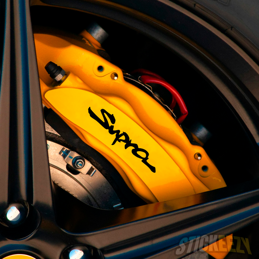 Toyota Supra Brake Caliper Decals Stickers