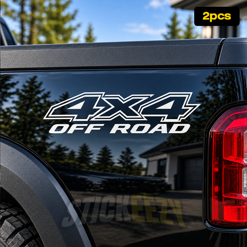 Shop truck bed decals and stickers for bedside, tailgate and off-road styling. Multiple sizes and colors available with fast USA shipping.