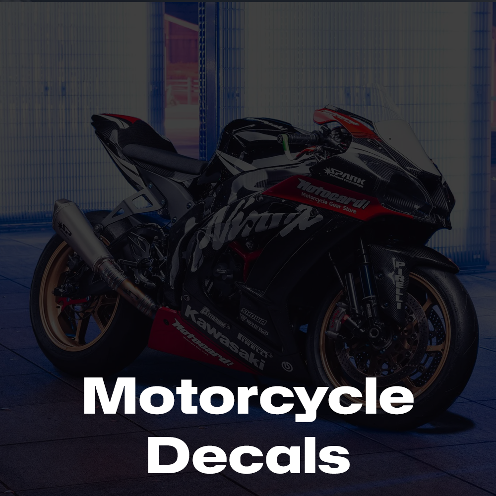 Motorcycle Vinyl Decals Stickers United States