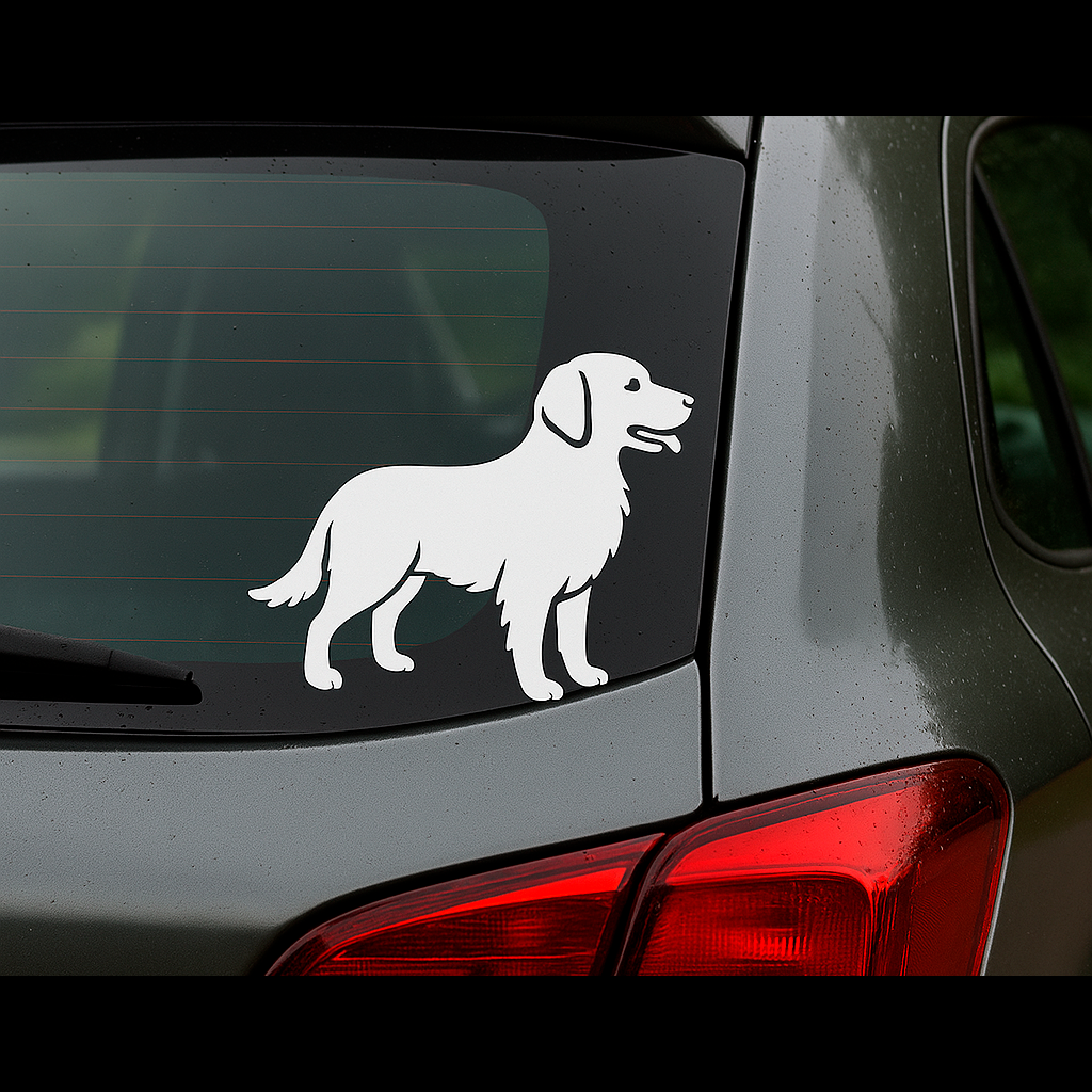 dog decals and stickers for cars