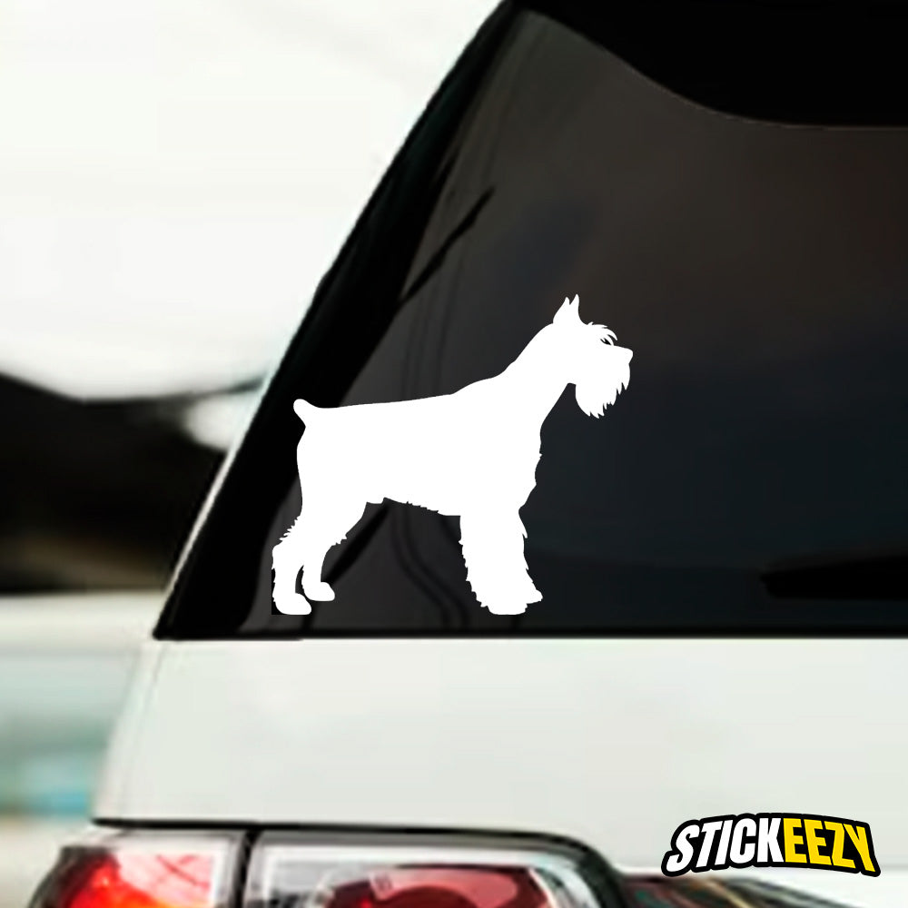 Schnauzer Car Decal: Show Your Love with Schnauzer Dog Car Decal – stickeezy