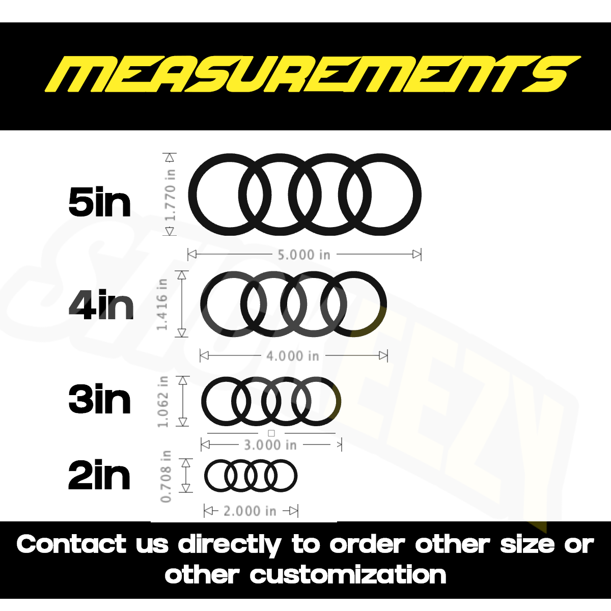Brake Caliper Decals Performance Vinyl Stickers Fits Audi Models