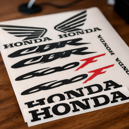 Honda CBR 600F Decal Vinyl Stickers Set