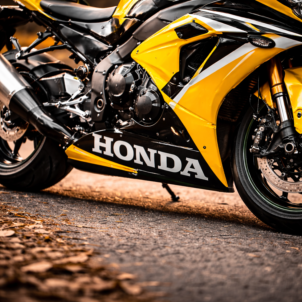 vinyl lettering decals sticker kit fits Honda motorcycles bold logo style motorcycle stickers close up