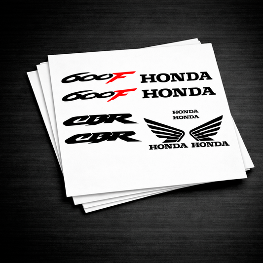 Honda CBR 600F Decal Vinyl Stickers Set
