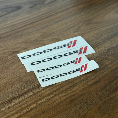 2pcs Compatible with Dodge Cars Brake Caliper Vinyl Decals Stickers
