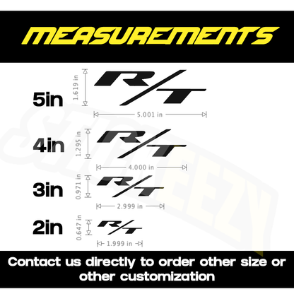 2pcs R/T Brake Caliper Decal