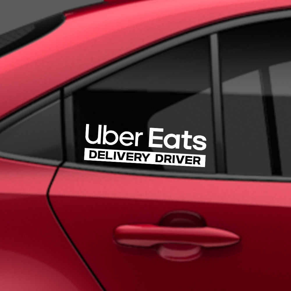 Uber Eats Delivery Driver Stickers Decals Car Vehicle
