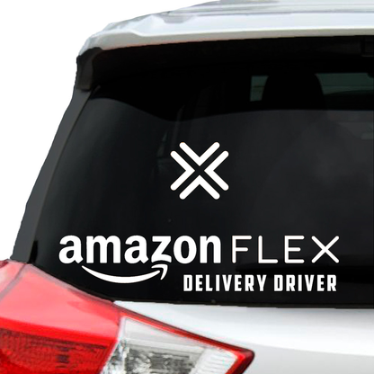 Amazon flex delivery driver sticker