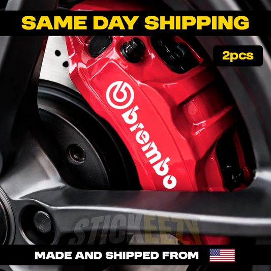 2pcs BREMBO Custom Brake Caliper Stickers