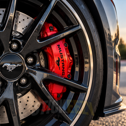 Ford Mustang Brake Caliper Stickers | Vinyl Decal Set