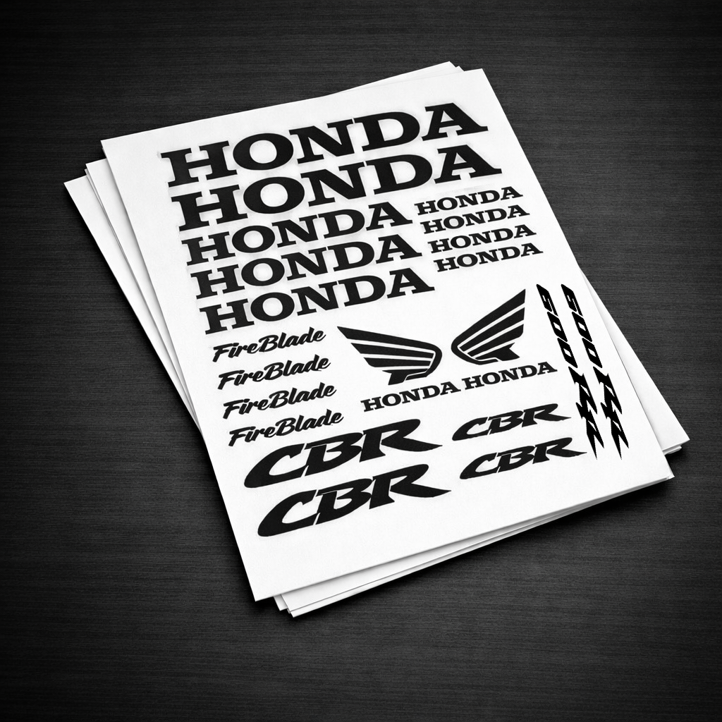 HONDA CBR FireBlade Decal Sticker Set – Stickeezy Vinyl Decals