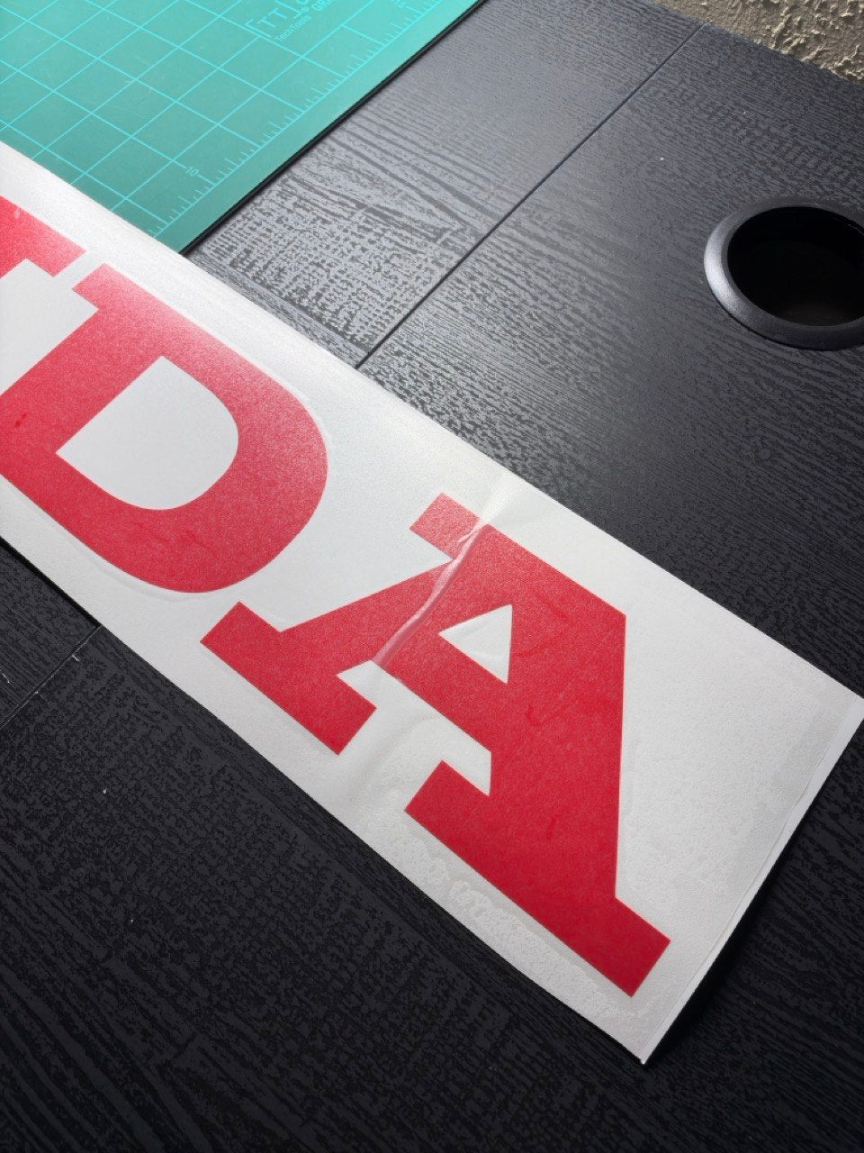 Honda Windshield Banner Decal 40" Red | Clearance Vinyl Sticker