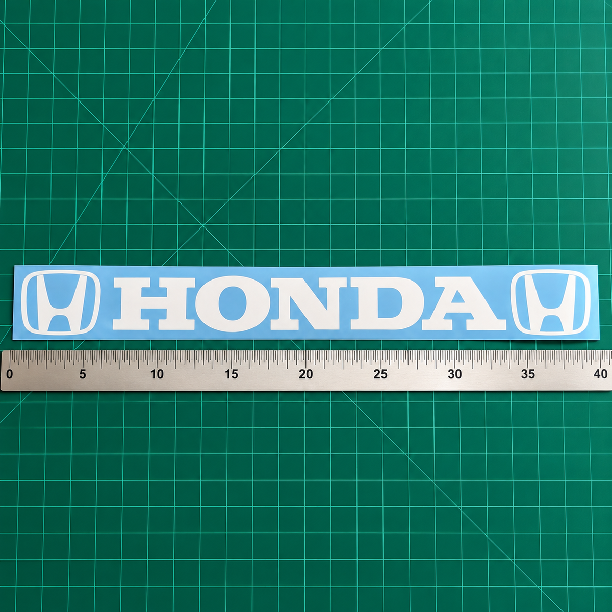 Honda Windshield Banner Decal 40" White Double Sided Logo | Clearance Vinyl Sticker
