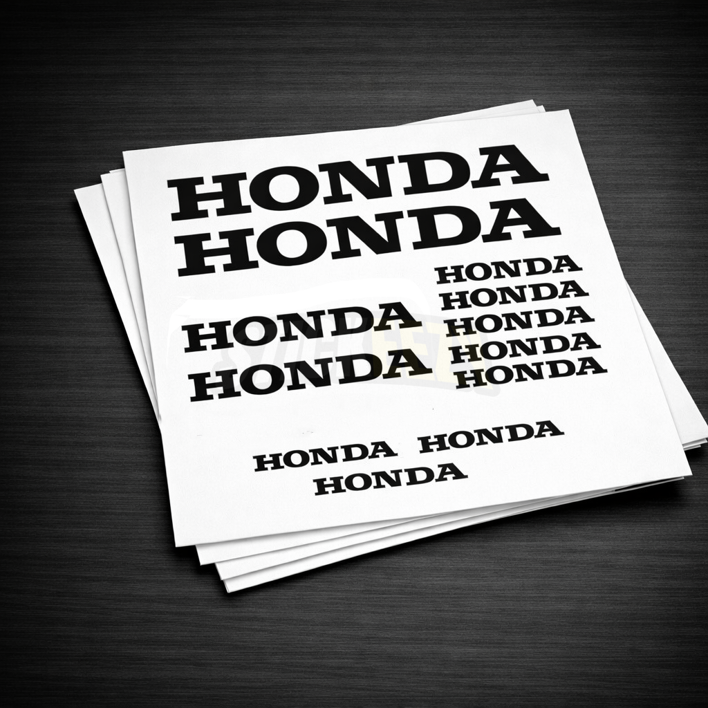 Honda Decals Vinyl Stickers Set 1