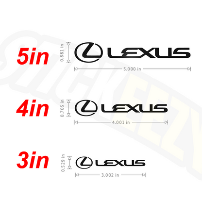 Lexus Brake Caliper Decal 2pcs