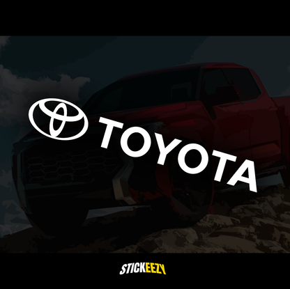 Toyota Windshield Banner Sticker Decal