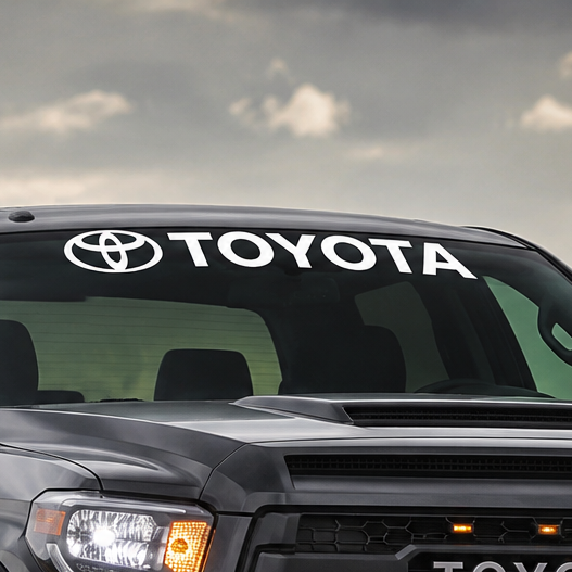 Toyota Windshield sticker banner decal stripe