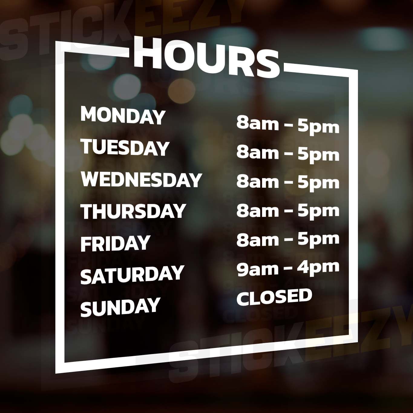 Store Hours #1