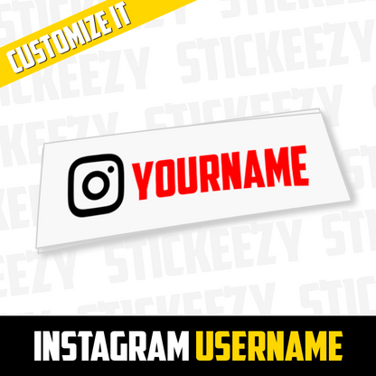 ▪ LIVE PREVIEW ▪ Instagram Nickname Decal