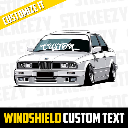 ▪ LIVE PREVIEW ▪ Custom windshield text